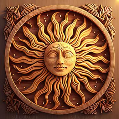 3D model Sun (STL)